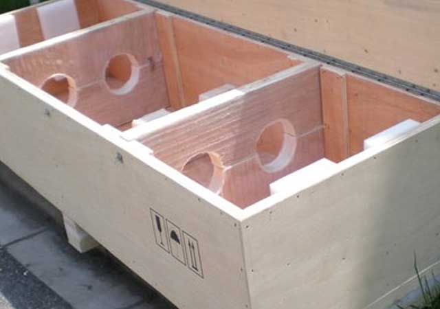 挖孔紅板組合出口木箱